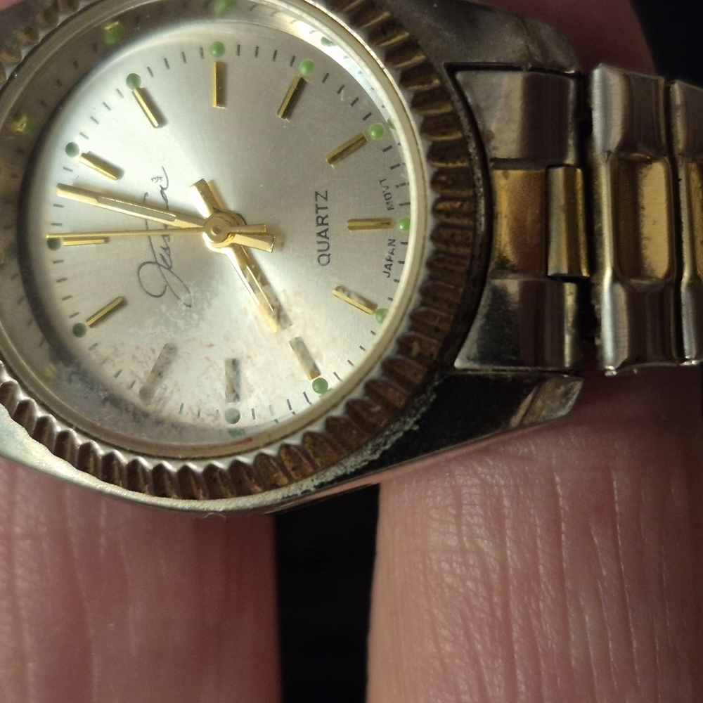 Jessica Silver and Gold Women's Watch - Picture 3 of 6